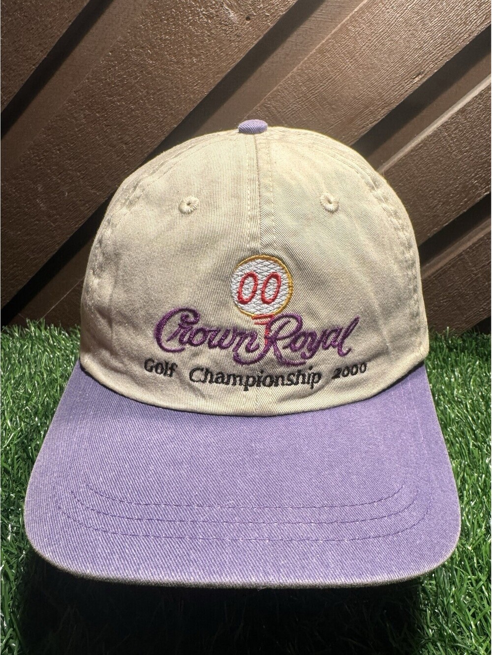 Vtg 2000 Crown Royal Golf Championship Hat Virginia Is For Lovers Strapback Cap